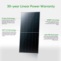 Panneaux solaires mono de type Jinko Tiger Neo N, 630w, panneaux solaires bifaciaux Hjt, garantie de 30 ans pour la maison