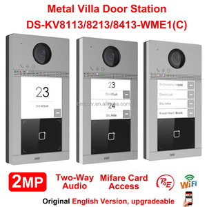 Sistema di controllo accessi lettore di schede incorporato Villa Door Station DS-KV8113-WME1(C) chik videocitofono - Product Image 3