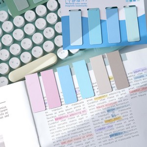 Marcadores de Libros Magnéticos de Papel con Clip, Color Sólido de la Serie Morandi, Suaves para Lectura - Product Image 2