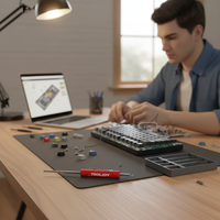Tournevis magnétique miniature TOOLJOY, tige en acier nickelé, qualité industrielle, tournevis de poche portable style stylo