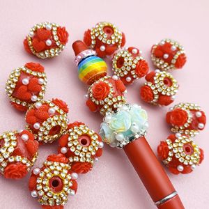 51273 Cuentas Sueltas de Perlas de Imitación de Diamante con Forma de Corazón de Rosa Roja para el Día de San Valentín, para Hacer Joyería, Collares y Bolígrafos con Cuentas Hechos a Mano - Product Image 3