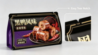 Sacs d'emballage pour snacks personnalisables en PE à huit côtés, thermoscellables, résistants à l'humidité, avec impression de motifs HD, vente directe d'usine