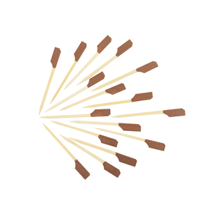 Brochetas Desechables de Bambú Natural, Brochetas de Bambú Teppo Desechables, Color Personalizado para Acampar - Product Image 1