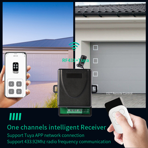 Yet401wtr Wifi + RF một kênh <span class=keywords><strong>Receiver</strong></span> DC12-30V 433Mhz cho cổng nhà để xe học tập mã - Product Image 4