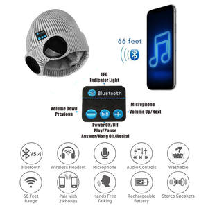 2026 cadeau d'hiver unisexe hiver oreille FlapTrapper chapeau garder au chaud pendant le patinage et autres activités de plein air musique casque - Product Image 5