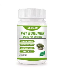 Capsules d'extrait de thé vert, polyphénols EGCG, complément antioxydant pour brûler les graisses et stimuler le métabolisme - Product Image 1