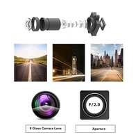 Auto Dvr 3 Camera Lens 4.0 Inch Touch Hd Dash Camera 3 Manier Auto Dual Lens Met Achteruitrijcamera video Recorder Auto Dash Cam