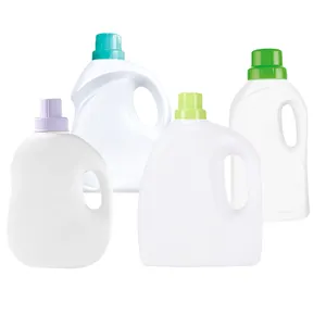 Venta al por mayor botella de detergente líquido embalaje 2l HDPE botella de detergente para ropa