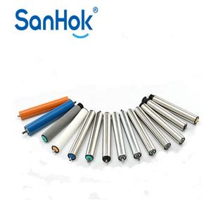 Rulo tabla konveyör için çinko kaplama karbon çelik yaylı konveyör silindirleri - Product Image 2