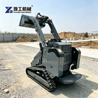 Aksesoris Backhoe untuk Skid Steer Loader dengan Putaran 200 Derajat untuk Pekerjaan Parit Utilitas