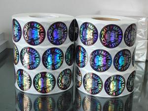 Kleine Winzige Hologramm-Holografische Vinyl-Aufkleber für Verpackungen - Product Image 6