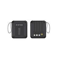 Banque de charge 5000 mAh ultra-mince à charge super rapide, alimentation mobile