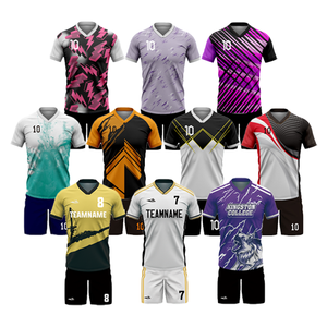 Maillot de football personnalisé Chemises Maillot Santos <span class=keywords><strong>Neymar</strong></span> Vente en gros Ensemble complet de maillot de football par sublimation Kits de maillot de football portent des uniformes - Product Image 1
