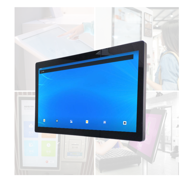 23.6 24 Inch Industrial Touch Panel PC USB 1920x1080 Android/Linux Capacitive Touch WiFi RJ45 POE Wall Mount Metal Case