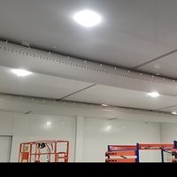 Buse de ventilation textile en tissu blanc pour système CVC monté au plafond pour grands espaces