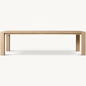 <span class=keywords><strong>Tavolo</strong></span> da Pranzo RH Americano Moderno di Alta Gamma in Rovere, <span class=keywords><strong>Tavolo</strong></span> da Cena Personalizzabile di Grande Capacità, <span class=keywords><strong>Tavolo</strong></span> da Cucina di Lusso in Legno Pregiato Selezionato - Product Image 2