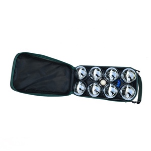 Petanque en métal argenté <span class=keywords><strong>de</strong></span> 73mm avec lot <span class=keywords><strong>de</strong></span> 8 boules <span class=keywords><strong>de</strong></span> Bocce - Product Image 3