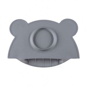 New Design Silicon Suction <b>Mat</b> with Catch Pocket Silicone Placemat <b>Plate</b> for Babies Kids and Toddlers - Product Image 3