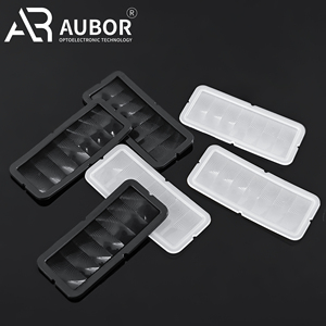 カスタム小型HDPEフレネルレンズプラノ凸PIRセンサー赤外線モーション検出LED誘導人体スイッチ正方形の半球 - Product Image 1