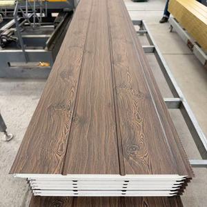 <span class=keywords><strong>Paneles</strong></span> Sándwich de Espuma de Poliuretano Prefabricados de Acero y Aluminio Prepintados para Paredes de Casas Pequeñas, Paredes Exteriores de Almacenes, Ecológicos - Product Image 3