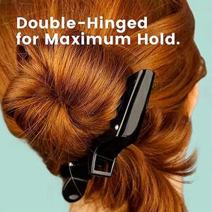 Pinces à cheveux en plastique pour Salon de coiffure, pinces <span class=keywords><strong>Crocodile</strong></span> avec LOGO personnalisé - Product Image 4