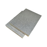 Panneau composite isolant pré-isolé en aluminium et polyuréthane (PU) pour conduits d'air, panneau PID pour systèmes CVC