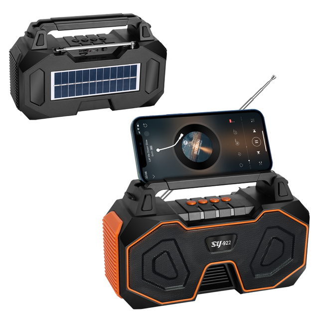 SYTA BT Portable Speaker Hifi Sound Quality Outdoor Solar Wireless Stereo Speaker Radio