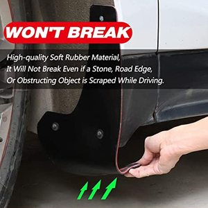 <span class=keywords><strong>Garde</strong></span>-<span class=keywords><strong>boue</strong></span> universel en caoutchouc souple tout temps pour pick-up SUV Rv Cargo Van Caravan Trucks Exterior Car - Product Image 4