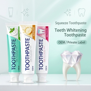 Usine de <span class=keywords><strong>dentifrice</strong></span> blanchissant personnalisé 100% naturel, biologique, à la menthe pour des dents blanches - Product Image 1