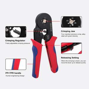 ชุดเครื่องมือจีบสายไฟสำหรับวิศวกรรมเคมี 1200 ชิ้น ชุดกล่องพลาสติกพร้อมคีมจีบและบล็อกขั้วต่อสำหรับงาน DIY - Product Image 2