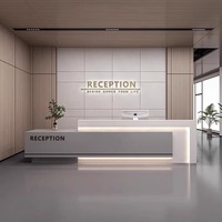 Comptoirs de réception modernes pour salon, spa, institut de beauté, boutique de vêtements, restaurant, hôtel