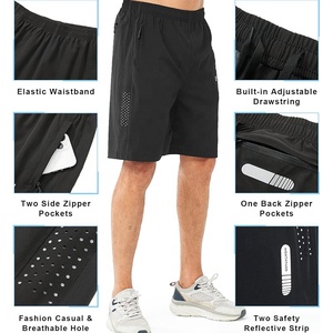 Pantalones Cortos Deportivos <span class=keywords><strong>de</strong></span> Seda Helada <span class=keywords><strong>para</strong></span> Hombre, <span class=keywords><strong>de</strong></span> Secado Rápido, con Cremallera, Ropa <span class=keywords><strong>de</strong></span> Entrenamiento, Ropa Deportiva <span class=keywords><strong>de</strong></span> Fútbol, Baloncesto y Gimnasio - Product Image 3