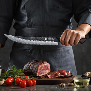 Razor-sharp özel 67 şam çelik mutfak et dilimleme 10 inç oyma bıçakları - Product Image 5