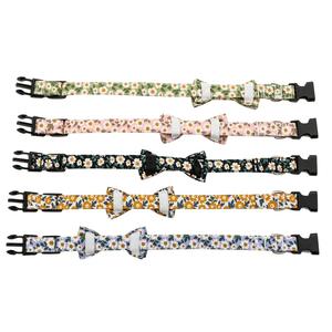TANPOPO New Hot-Selling All-Cotton Dog Bowknot Petit collier pour animaux de compagnie à fleurs - Product Image 2