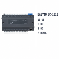 Программируемый контроллер EC-1616 BACnet IP MS/TP Modbus TCP RTU MQTT Edge Controller с 16 универсальными входами для систем автоматизации зданий, ОВКВ, DIN, гостиниц
