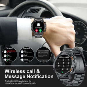 Reloj Inteligente Deportivo para Exteriores, Pantalla Redonda de 1.39 Pulgadas, Batería de 400 mAh, Monitoreo de Salud y Frecuencia Cardíaca, Resistente al Agua, K52 - Product Image 6