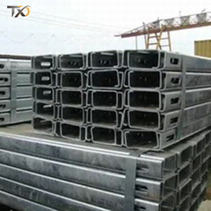 100 mét thép nhẹ U kênh C kênh với khe cắm đường sắt và chùm ASTM tiêu chuẩn tùy chỉnh dịch vụ cắt - Product Image 1