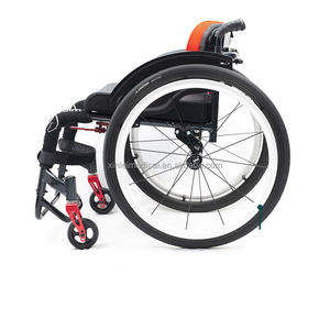 Kursi Roda Olahraga Ultra-Ringan dari Paduan Aluminium dengan Ketinggian yang Dapat Disesuaikan, Peralatan Rehabilitasi untuk Penderita Cedera dan Fraktur XIN EN TE - Product Image 4