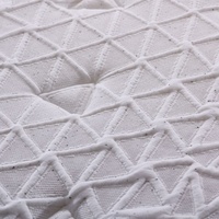 Matelas à ressorts ensachés confortable pour lit double, matelas en latex pur à ressorts ensachés pour hôtel