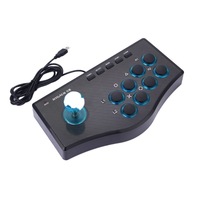 Manette de jeu filaire USB Arcade, Joystick Arcade USBF pour PS-2, PS-3, Ordinateur PC, Manette de jeu Mortal Kombat