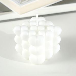 Velas de Soja con Forma de <span class=keywords><strong>Cubo</strong></span> de <span class=keywords><strong>Rubik</strong></span>, Velas Burbuja para Regalo de Boda, Curators, Producción en Pequeños Lotes, Certificación MSDS - Product Image 3