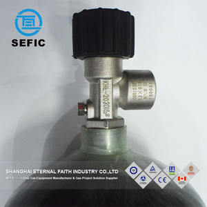 Cilindro de gas compuesto Envuelto Fibra de carbono 4500psi Fibra de carbono/Material compuesto de aluminio Alto CN;SHG - Product Image 6