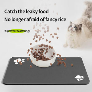 2025 Hot Sales Rubber Waterproof Pet Feeding <b>Mat</b> <b>Dog</b> Water Bowl <b>Mat</b> Non-Slip Quick Dry Cat <b>Mat</b> for Food - Product Image 3