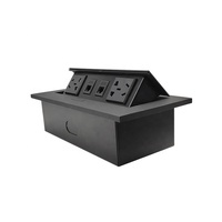 Modules personnalisables, prise de courant escamotable, chargeur multifonction, prise de bureau pour conférence, prise encastrée de style dissimulé, prise de bureau