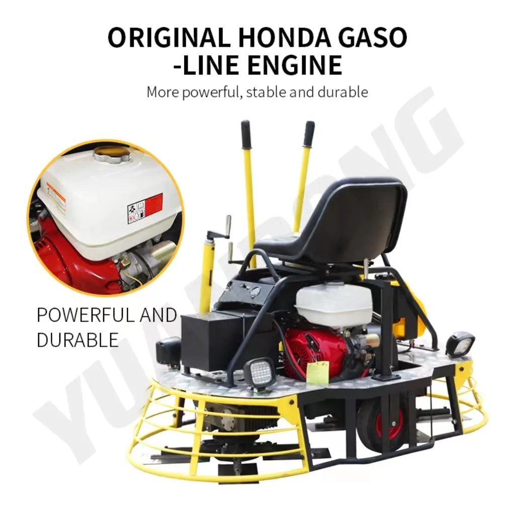 Ride-on Concrete Finishing Power Trowel Edge Finishing Equipment Concrete Floor Leveling Machine