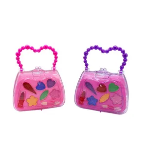 JollySweets candy toy make up toys plastic princess hand bag with cosmetic accessories for girls playing