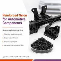 Granulés de nylon 66 PA66 noirs, résistants aux hautes températures, à haute fluidité, résistants à l'usure et aux huiles, pour injection