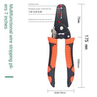 Outils multifonctionnels pour électriciens 10 en 1, pinces, dénudeurs de fils, pinces à sertir, coupe-câbles