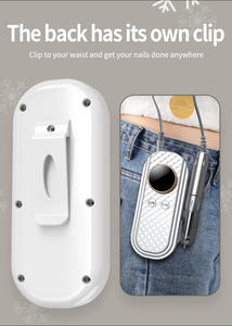 Furadeira de Unhas Profissional de Luxo Portátil de Baixo Ruído 50W Alta Potência 35K Velocidade Ajustável Silenciosa Ergonômica para Salão e Casa OEM - Product Image 3