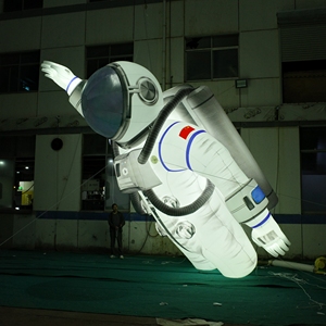 音楽祭会場装飾マスコット大型インフレータブル宇宙飛行士、LEDライト付きインフレータブル宇宙飛行士バルーン - Product Image 4